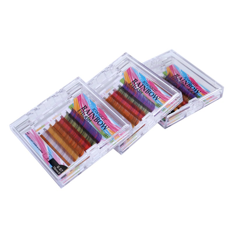 Premium Quality Permanent Colour Ombre Llash Extension Colored Lash Extensions - Image 4