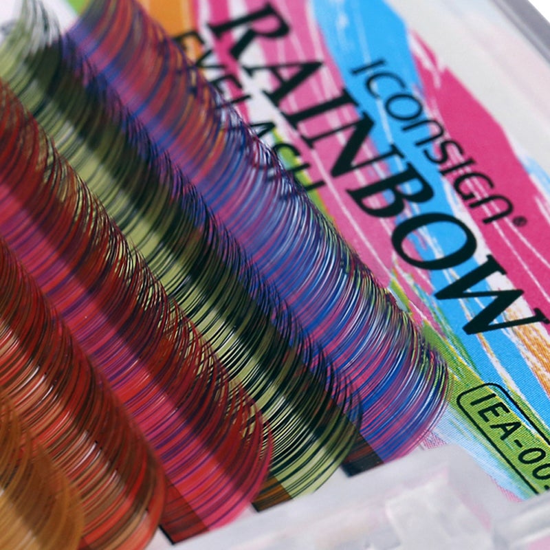 Premium Quality Permanent Colour Ombre Llash Extension Colored Lash Extensions - Image 2