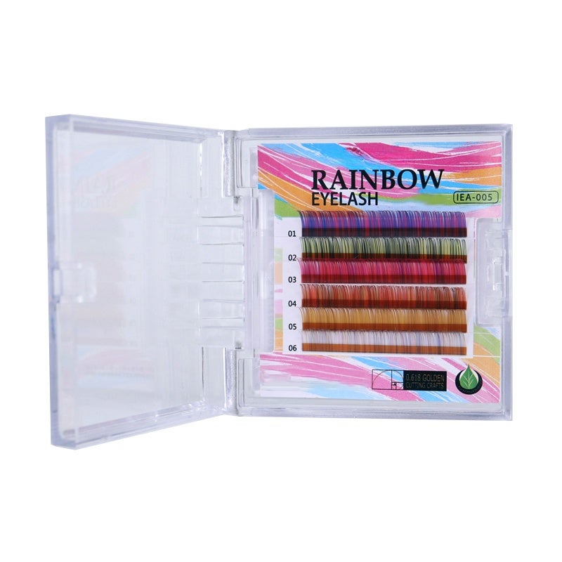Premium Quality Permanent Colour Ombre Llash Extension Colored Lash Extensions - Image 1