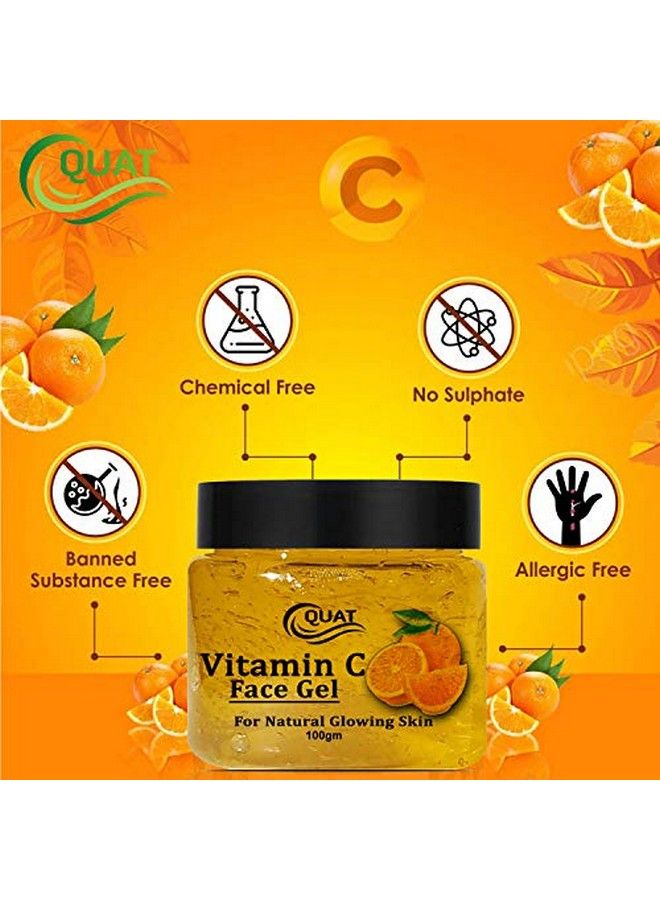 Quat Vitamin C Face Gel For Natural Glowing Skinwomenmen (100Gm) - Image 3