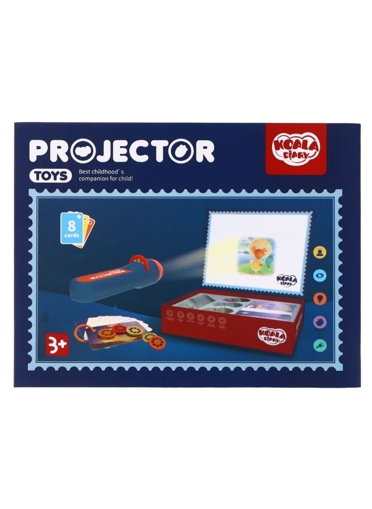 Premium Kids Educational Projector Torch Toy with Picture Cards – Animal Story Projection Learning Toy for Toddlers and Children - Image 1