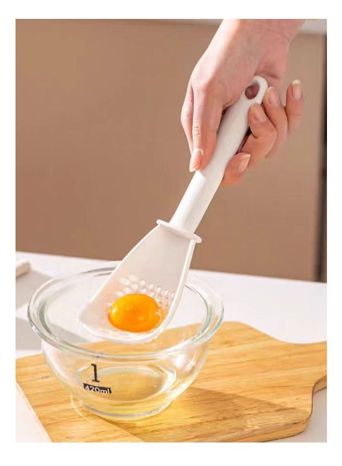 3 in 1 Potato Masher Spoon，Grind Ginger/Garlic,Slotted Spoon,22CM*6CM,1piece(Green)  - Image 3