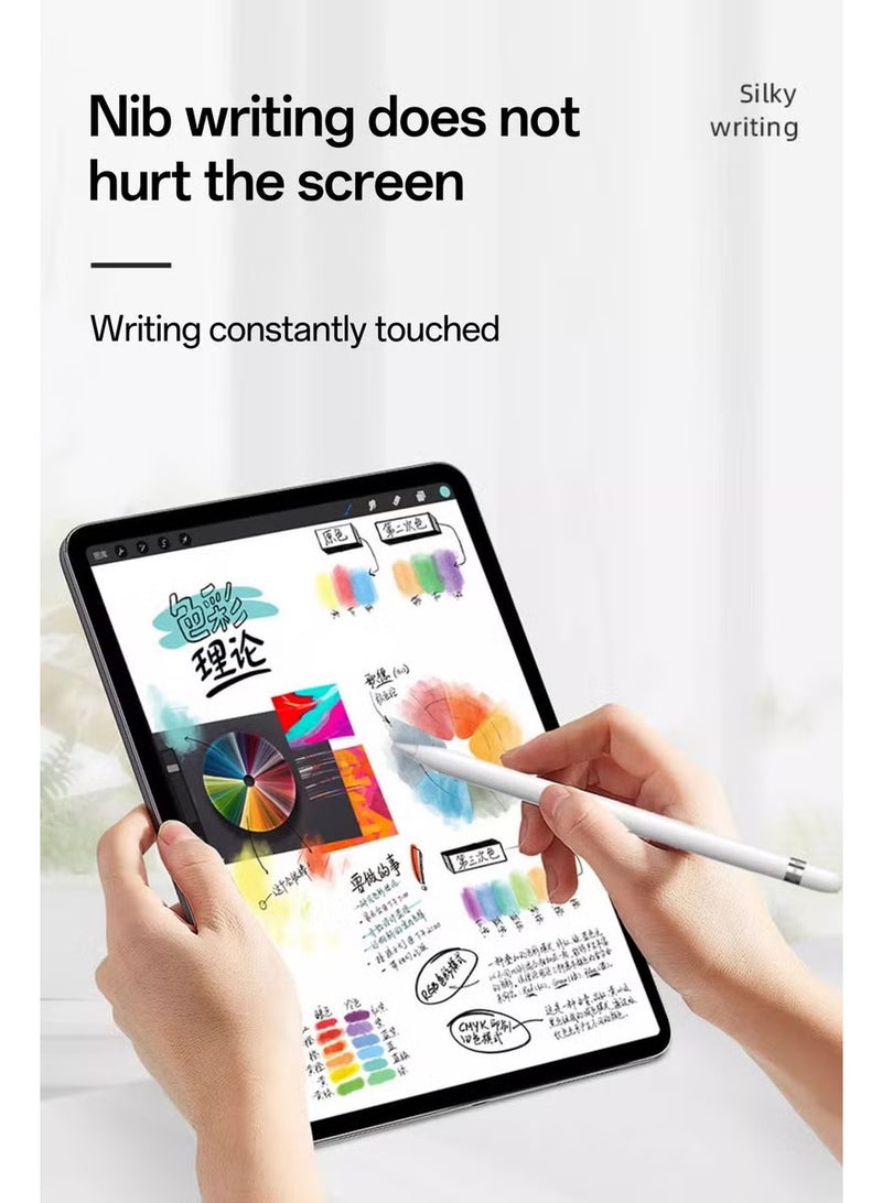 هوجان ٦ قطع م tips بديلة ل Apple Pencil Pro/الجيل الأول/الثاني/USB-C، نقاط عالية الدقة مع علبة تخزين محمولة، متوافقة مع iPad Pro/Air/Mini، ملحقات كتابة ورسم سلسة وصامتة - Image 4