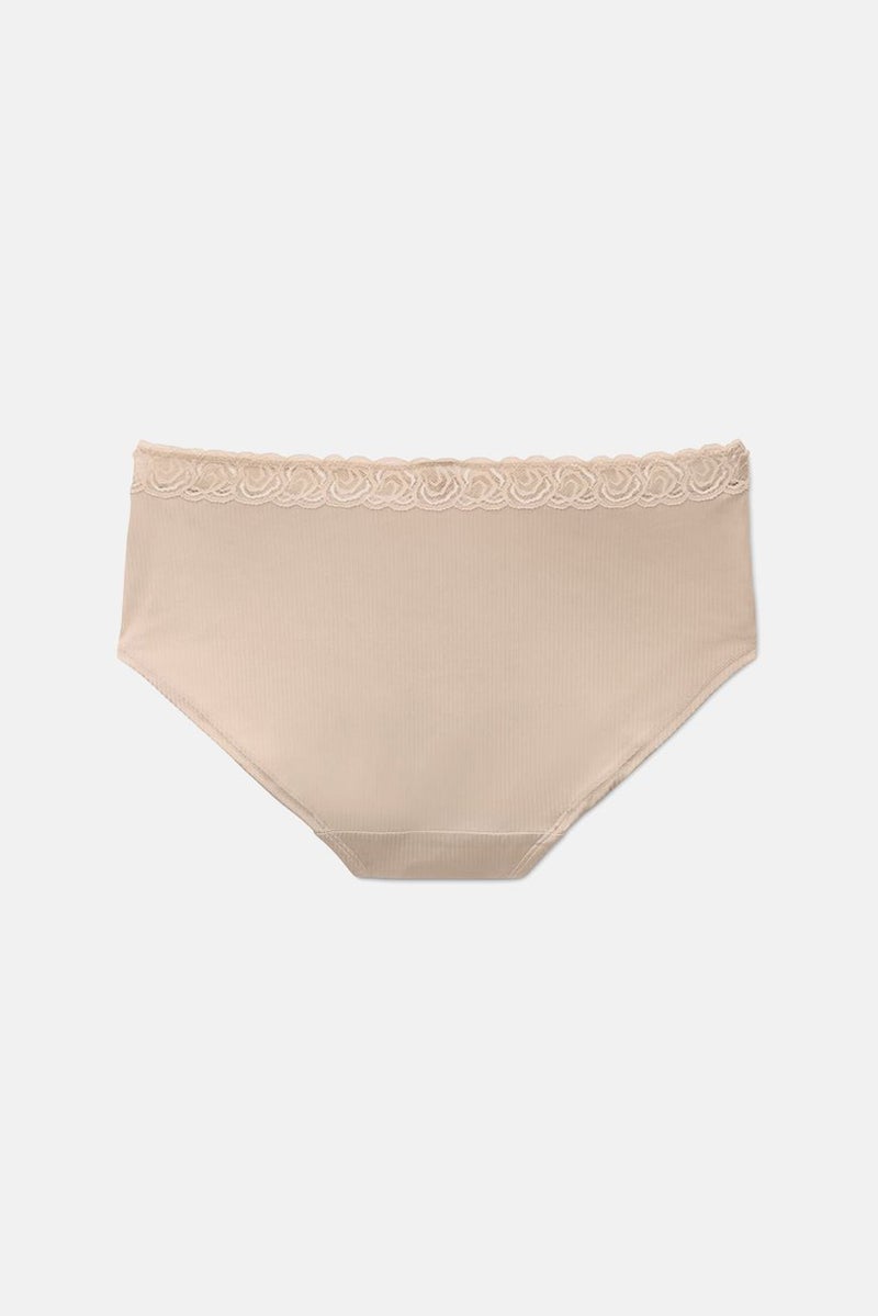 Tchibo Women 3 Pcs Lace Hipster Panty, Red/Light/Tan - Image 2