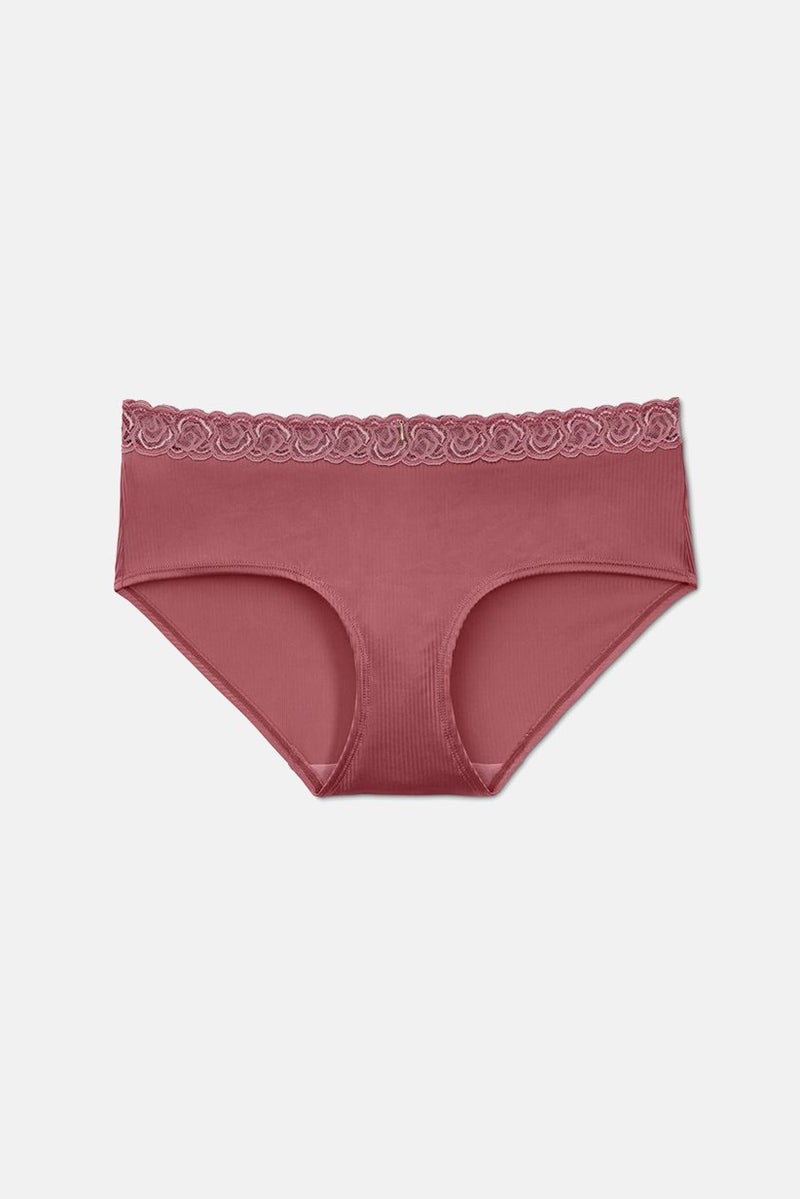 Tchibo Women 3 Pcs Lace Hipster Panty, Red/Light/Tan - Image 3