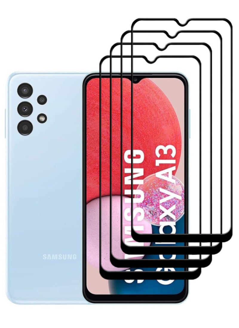 ACLIX 4 Pieces Antistatic ESD Dustproof Premium Quality High Definition Tempered Glass Screen Protector Designed For Samsung Galaxy A13 - Image 1