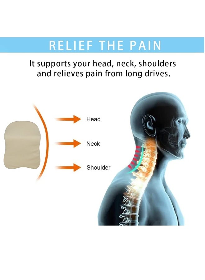 3 اكس ار وسادة رقبة سيارة مريحة 3XR لدعم الرأس والرقبة (موديل 3808) - نسعى إلى الكمال في الراحة ووضعية الجسم - Image 5