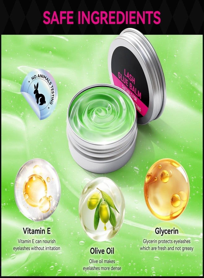 Ofanyia Lash Lift Glue Balm Kit, Upgraded Eyelash Lift Glue Balm with Lash Lift Pads and Brush for Perfect Eyelash Perm & Brow Lamination, Easy to Apply and Fast Drying & Strong Hold - Image 3