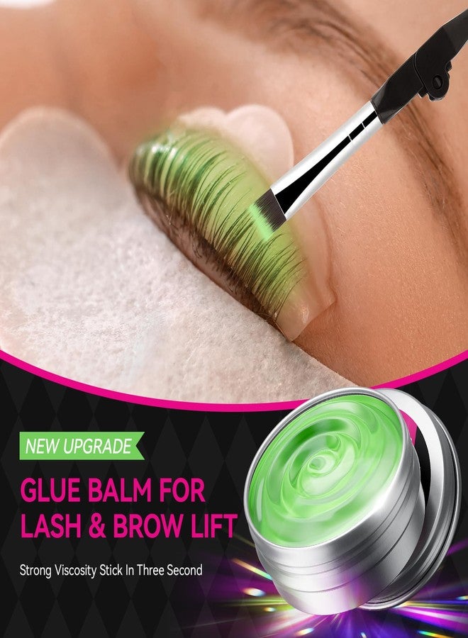 Ofanyia Lash Lift Glue Balm Kit, Upgraded Eyelash Lift Glue Balm with Lash Lift Pads and Brush for Perfect Eyelash Perm & Brow Lamination, Easy to Apply and Fast Drying & Strong Hold - Image 4