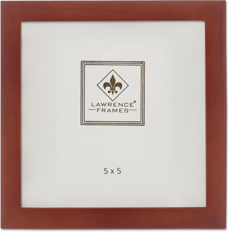 Lawrence Frames 5x5 Walnut Wood Picture Frame - Gallery Collection - Image 1