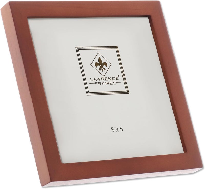 Lawrence Frames 5x5 Walnut Wood Picture Frame - Gallery Collection - Image 3