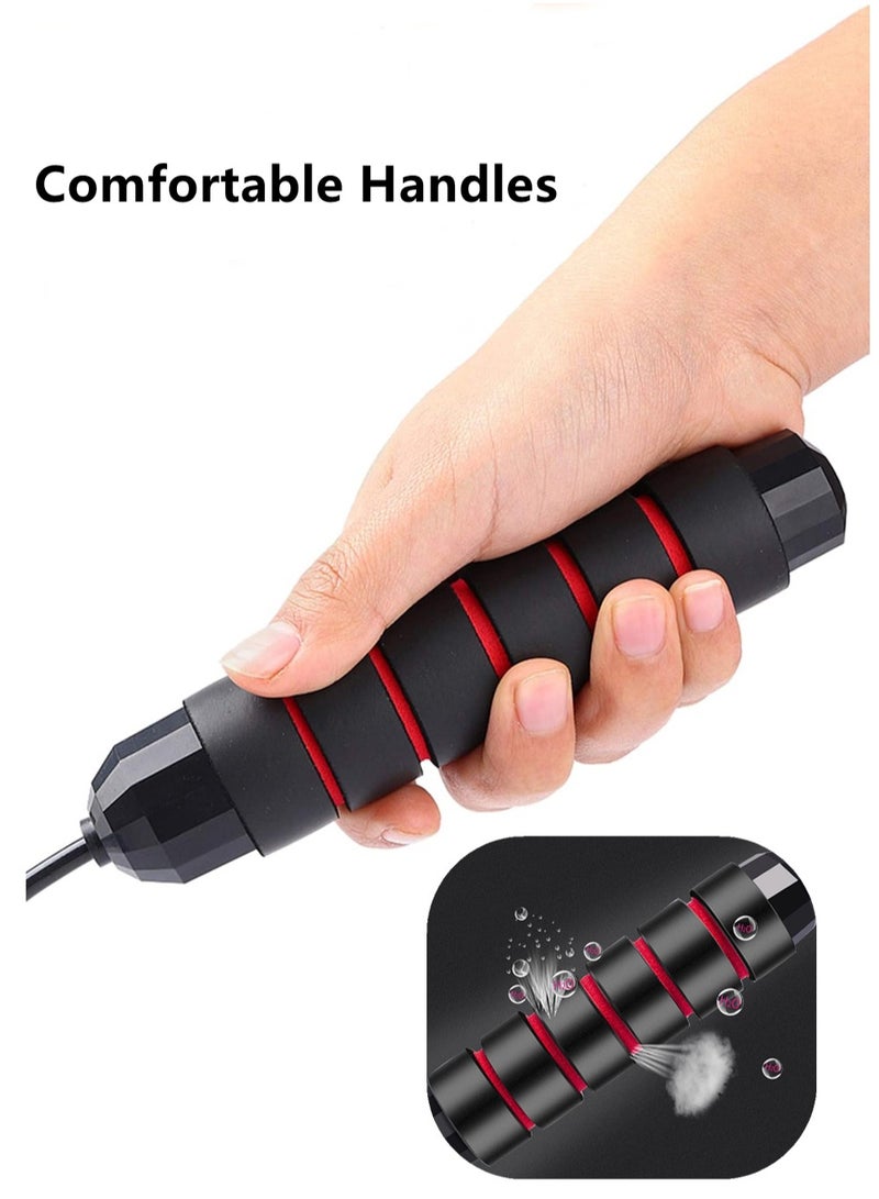 CoolRabbie CoolRabbie 9.2ft Jump Rope, Adjustable Jump Ropes, Skipping Rope Tangle-Free Rapid Speed with Ball Bearings, and Weighted Loads  - Image 4