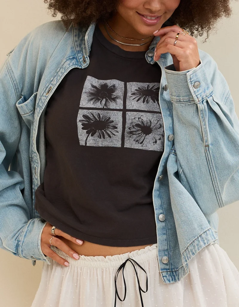 Aerie  Aerie Vintage T-Shirt for Women | Best Price UAE