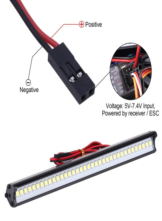 AllinRC RC LED Light Bar 36 LEDs Roof LED Lamp Kit for Traxxas Slash Rustler TRX4 SCX10 Redcat Gen 8 1/10 RC Rock Crawler - Image 3