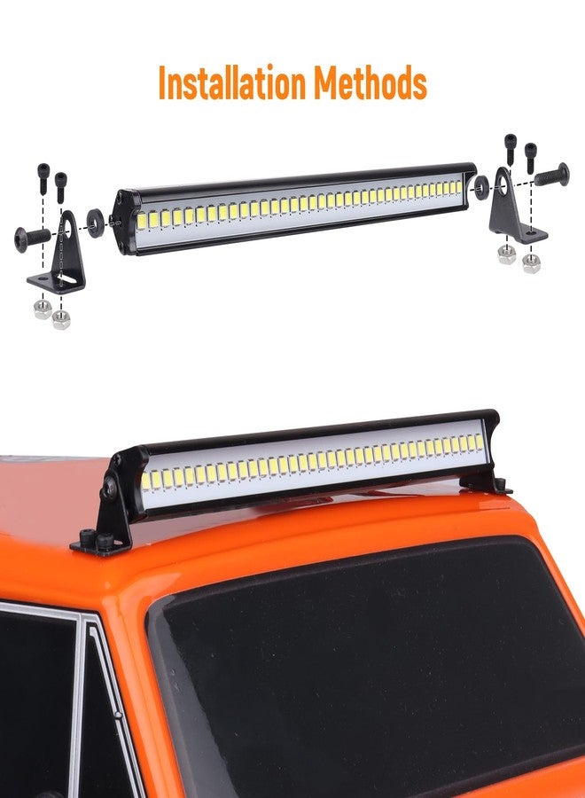 AllinRC RC LED Light Bar 36 LEDs Roof LED Lamp Kit for Traxxas Slash Rustler TRX4 SCX10 Redcat Gen 8 1/10 RC Rock Crawler - Image 4