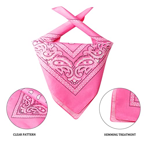 Yewong Pet Pink Cowboy Hat Costume Accessory Set Dog Cat Size Pink Cowgirl Princess Hat with Crown Tiara Bandana/Scarf for Cat Puppy Western Costume Daily Wearing Photo Props (Set A) - Image 3