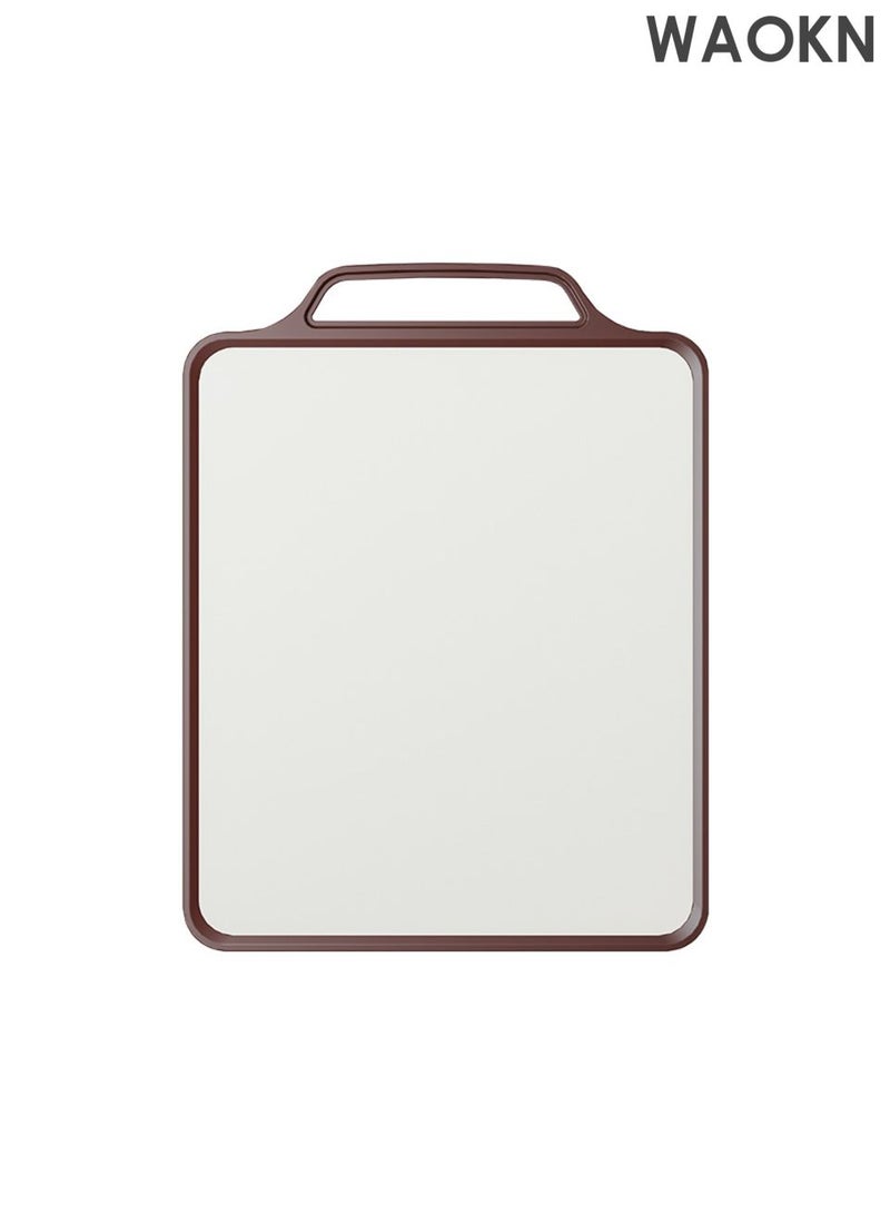 دبليو أيه أو كي أن لوح تقطيع مقاوم للبكتيريا والعفن، لوح تقطيع منزلي آمن للطعام، لوح تقطيع مزدوج الجوانب من الفولاذ المقاوم للصدأ مخصص للمطبخ، تصميم مضاد للانزلاق ليس من السهل أن يسقط، يستخدم للوح تقطيع متعدد الأغراض من الفولاذ المقاوم للصدأ للحوم والخضروات. - Image 1