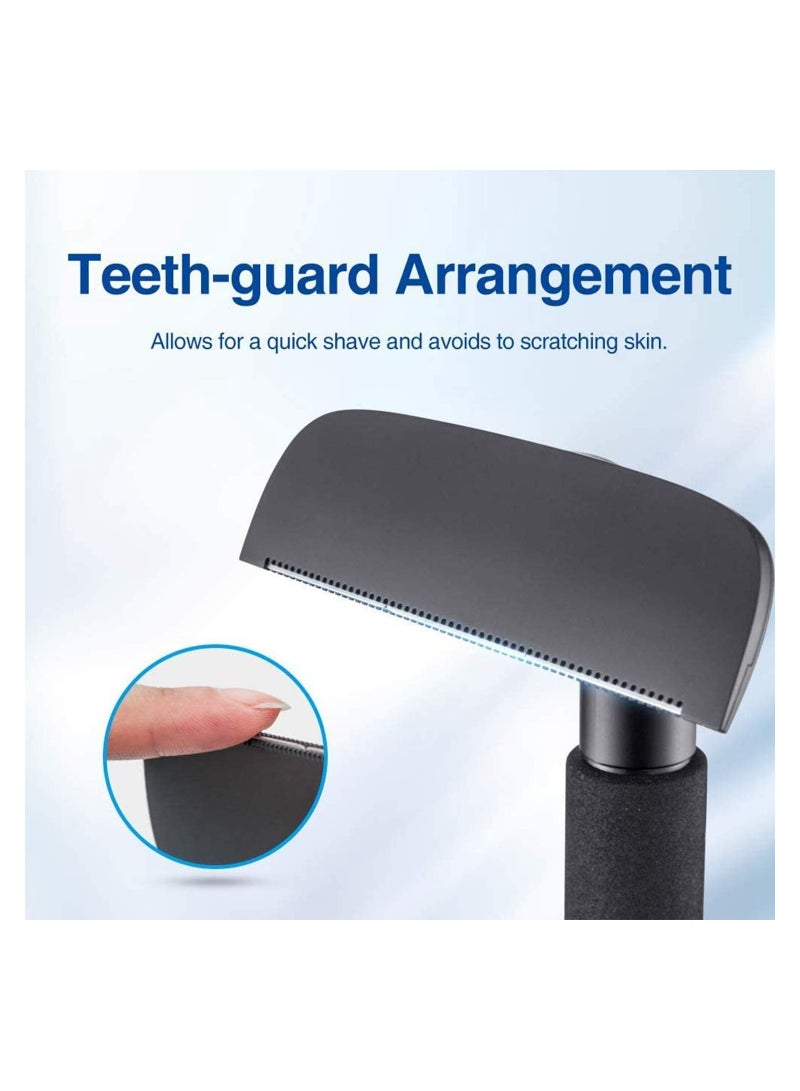 SOLARAE Adjustable Electric Back Shaver for Men - Safe, Painless Body Razor for Wet and Dry Use, Professional DIY Back Hair Removal Tool, Effortless Grooming Solution. - Image 4