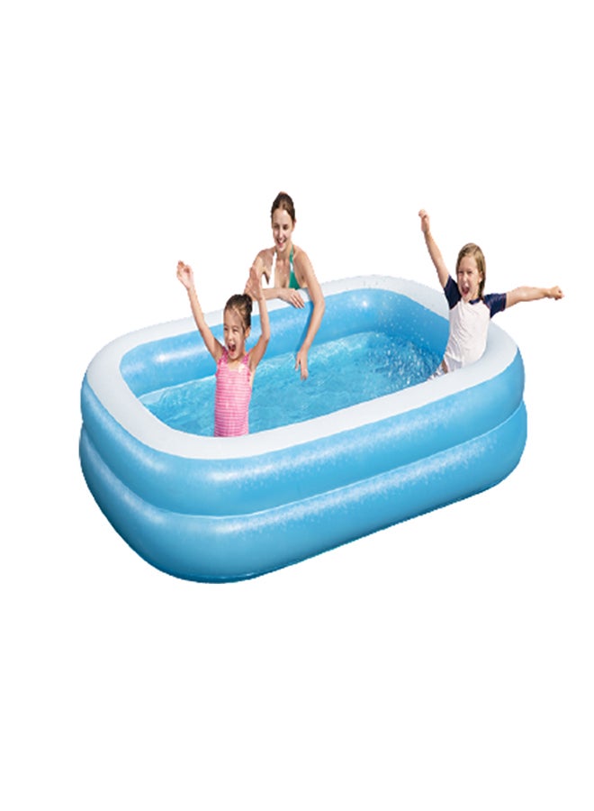 Bestway Blue Rectangular Family Pool 26-54006 - Image 1