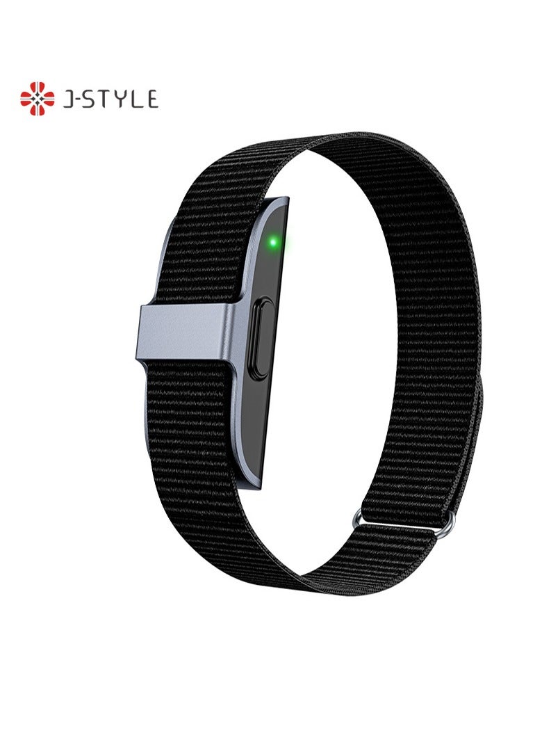 Jstyle Smart Bracelet Heart Rate Monitor Pedometer Sport Fitness Tracker Men Women Electronic Bracelet (Black)  - Image 2