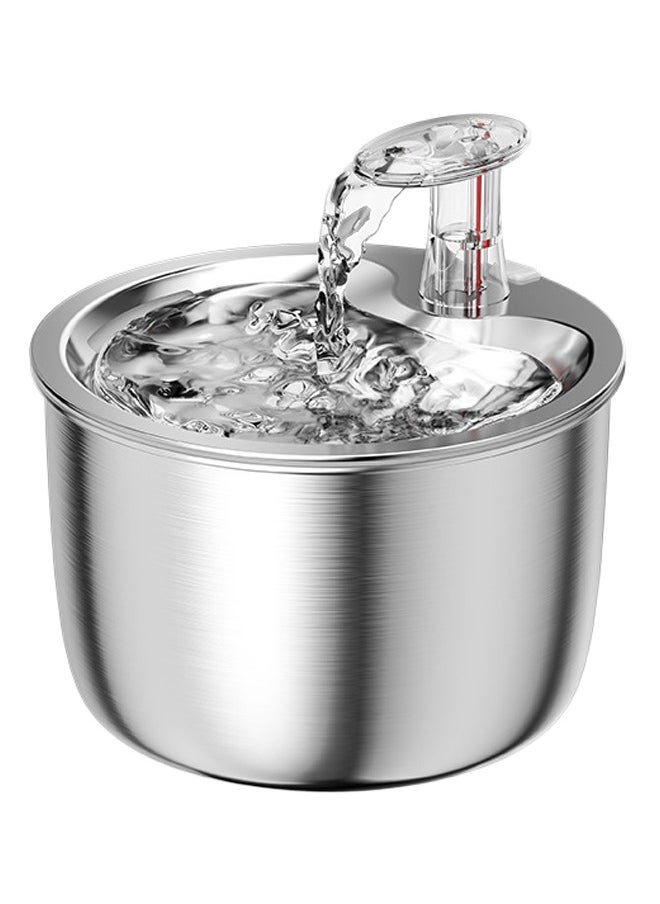 LAPET Stainless Steel Pet Water Fountain 2L Automatic Cat Water Dispenser Pet Drinking Fountain Auto Drinker Dispenser  - Image 1