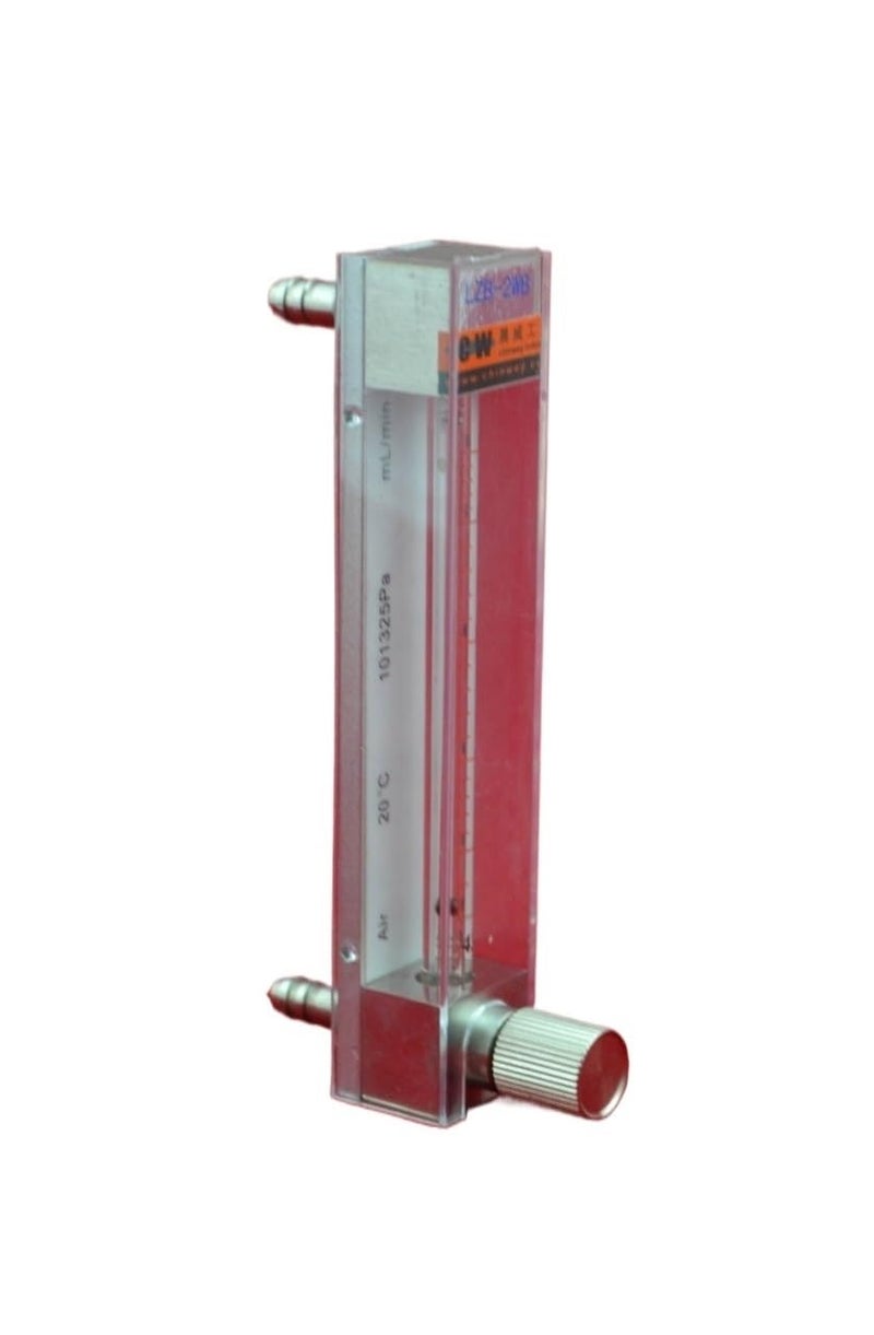 LZB -3, Glass rotameter for Gas/air Flow Meter with Control Valve. Small Measure Range,it can Adjust Flow(25-250ml Pmin -Gas)