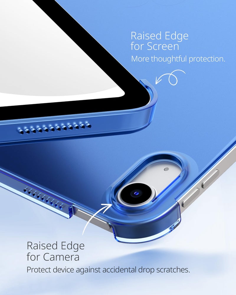 CACOE Case for iPad A16 11th/10th Generation(2025/2022) with Screen Protector 11/10.9 inch - Full Protective Tablet Cover for iPad 11/10 Gen, Dark Blue - Image 5