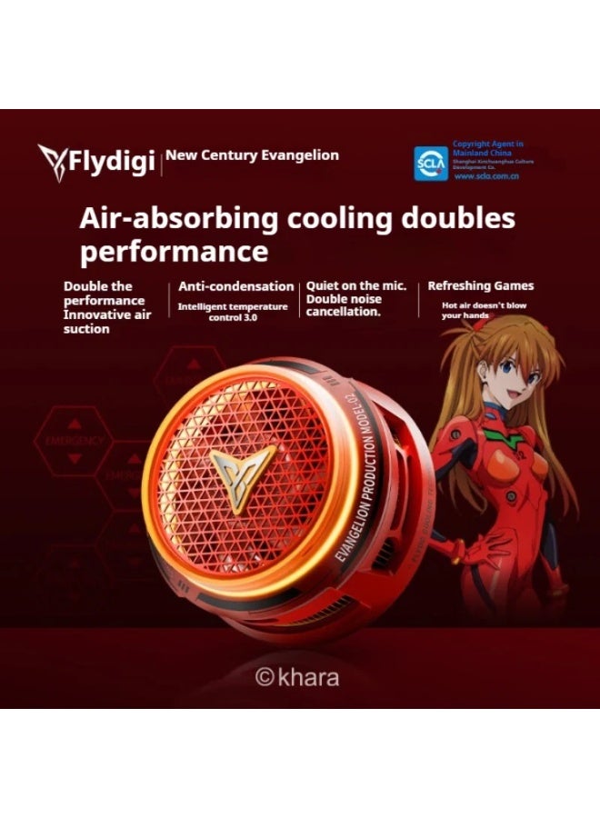 Flydigi B8X Cooler EVA Collaboration Edition – Magnetic Semiconductor Cooling with Smart Temperature Control & Ultra-Quiet Design Compatible with Mobile & Tablet - Image 2