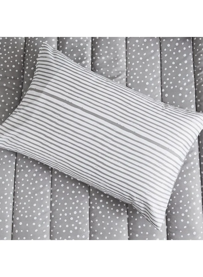 Home Box Ontario 2-Pieces Clove Printed Microfiber Twin Comforter Set 220 x 160 cm