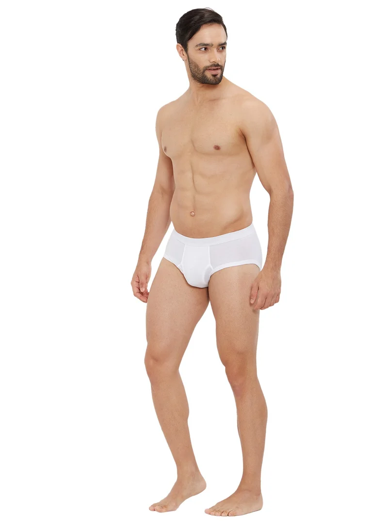 BYC MEN'S AEROCOOL BRIEF (PACK OF 3) - WHITE