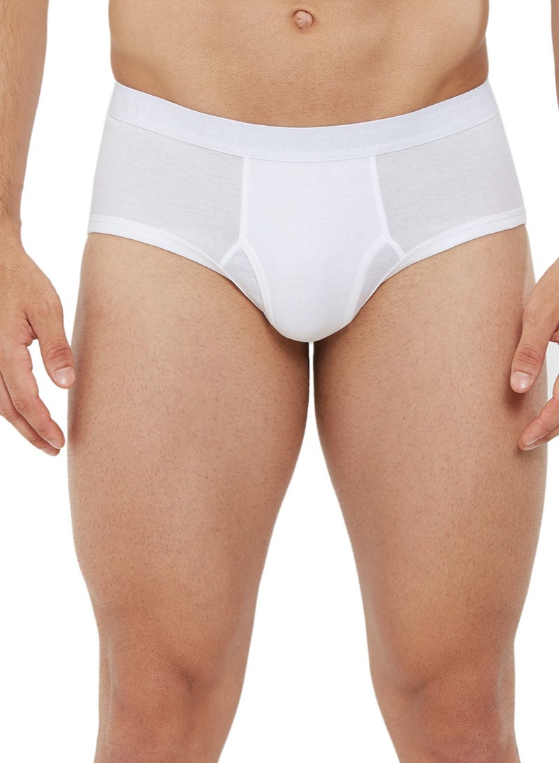 BYC MEN'S AEROCOOL BRIEF (PACK OF 3) - WHITE  - Image 4
