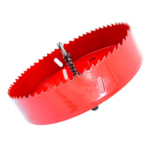 Laiwei منشار ثقب حفر LAIWEI HSS مع عمود لخشب، لوح PVC ولوح جبس (6-1/2" (165 مم منشار ثقب)) - Image 1