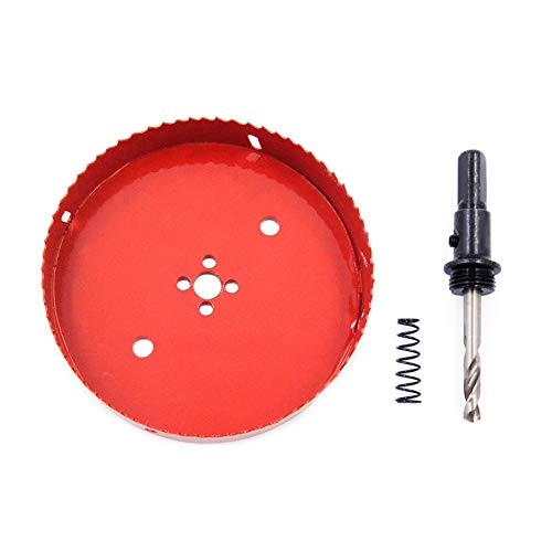 Laiwei منشار ثقب حفر LAIWEI HSS مع عمود لخشب، لوح PVC ولوح جبس (6-1/2" (165 مم منشار ثقب)) - Image 2