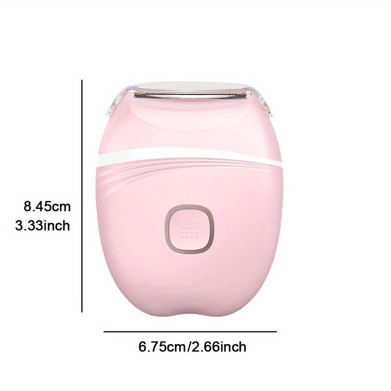 Women's Electric Shaver With 1 Spare Blade Head USB Rechargeable Cordless Epilator For Eyebrows Face Legs And Underarms Portable Bikini Trimmer Multi Functional Lady Shaver - Image 5