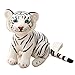 GUDVES Tigers Plush Toy Stuffed Animal Plush Cat by Tiger Tale Toys Cute Lifelike Tiger Stuffed Animals Animals Kids Toy Gift for Boy Baby Hug Tiger Lifelike Stuffed Animal 98 in White Tiger - Image 2