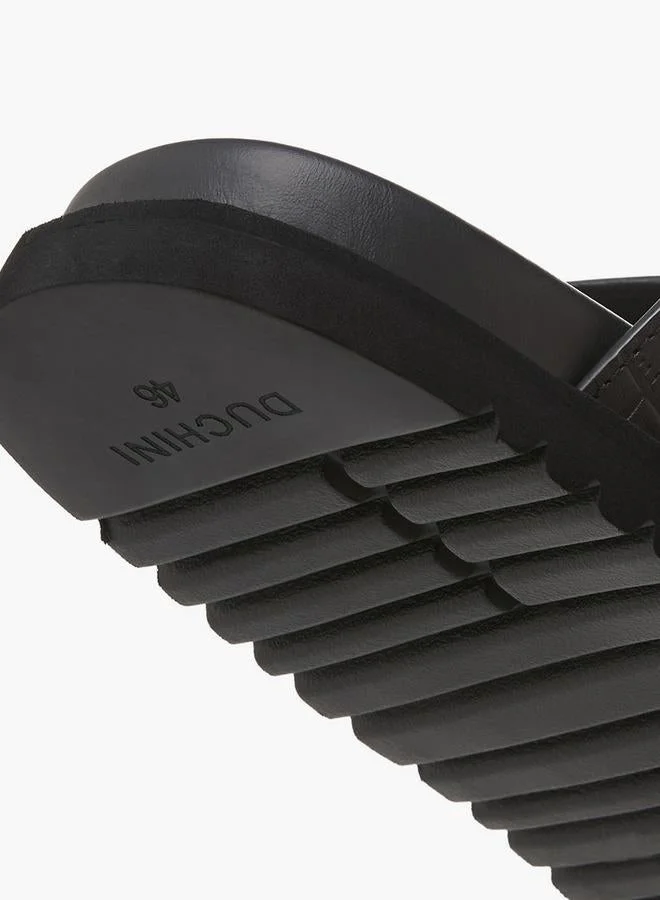 DUCHINI BLACK Men Textured Comfort Sandals for Men | Best Price UAE