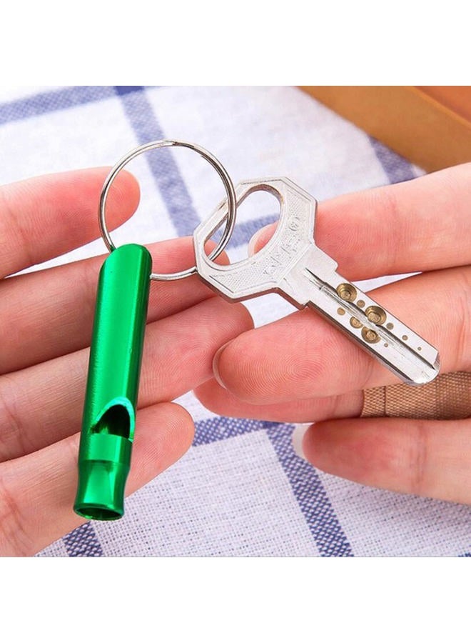 Tergy 50 Pieces Emergency Whistle with Keychain Aluminum Survival Whistle Key Chain for Camping Hiking Boating Hunting Fishing - Image 5