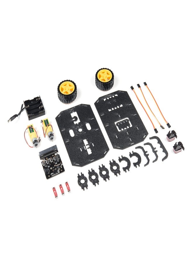 SparkFun micro:bot kit - v2.0 - Qwiic-enabled robotics platform Learn to build and program robots Includes Line Following Sensors Accelerometer Servos to make a jousting combat bot Classroom Education - Image 2