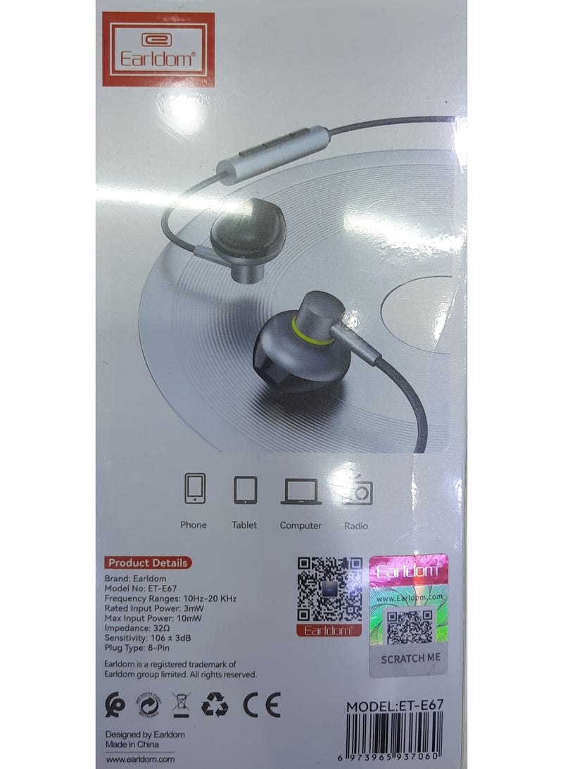 Earldom 8 PIN STEREO EARPHONE - Image 2