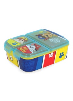STOR 3-Compartment Paw Patrol Pup Power Theme BPA-Free Airtight Sandwich Box Multicolour 6.7 x 19.5 x 16.5 cm  - Image 3