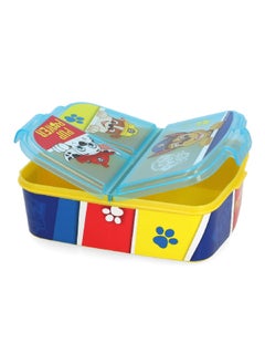 STOR 3-Compartment Paw Patrol Pup Power Theme BPA-Free Airtight Sandwich Box Multicolour 6.7 x 19.5 x 16.5 cm  - Image 5