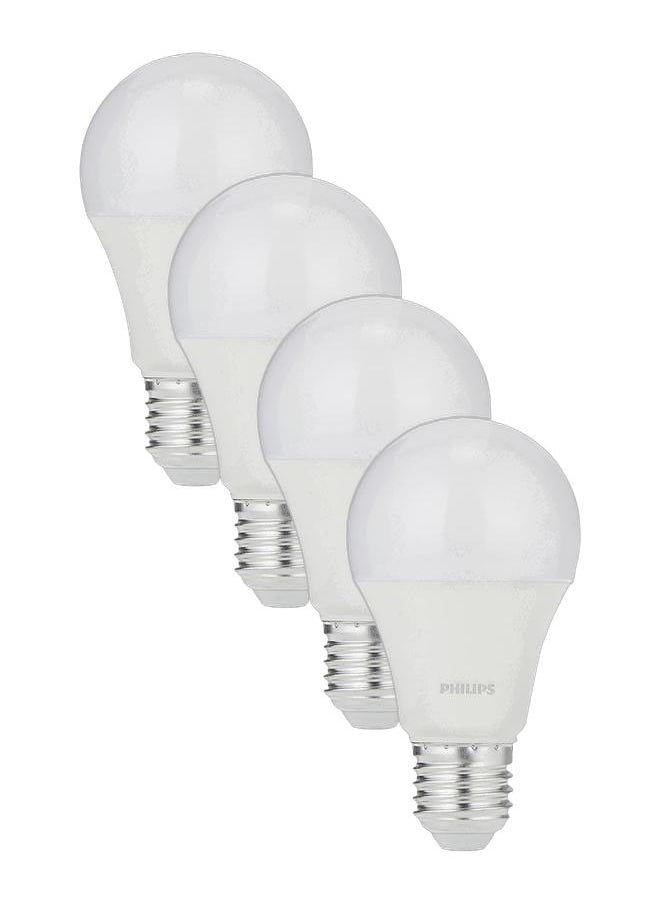 Philips LED Bulb 9W E27 3000K 230V, Warm White (Pack of 4)  - Image 1