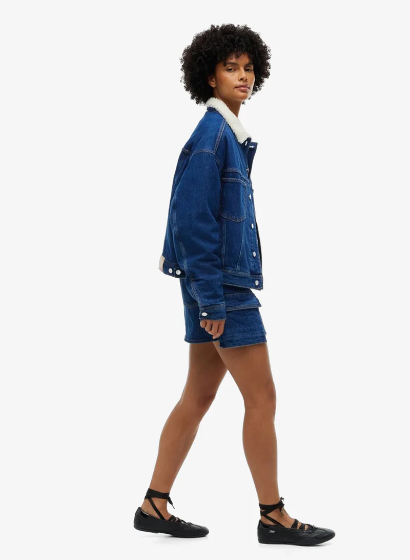 Tommy Jeans Leather Low Profile Ballet Trainers