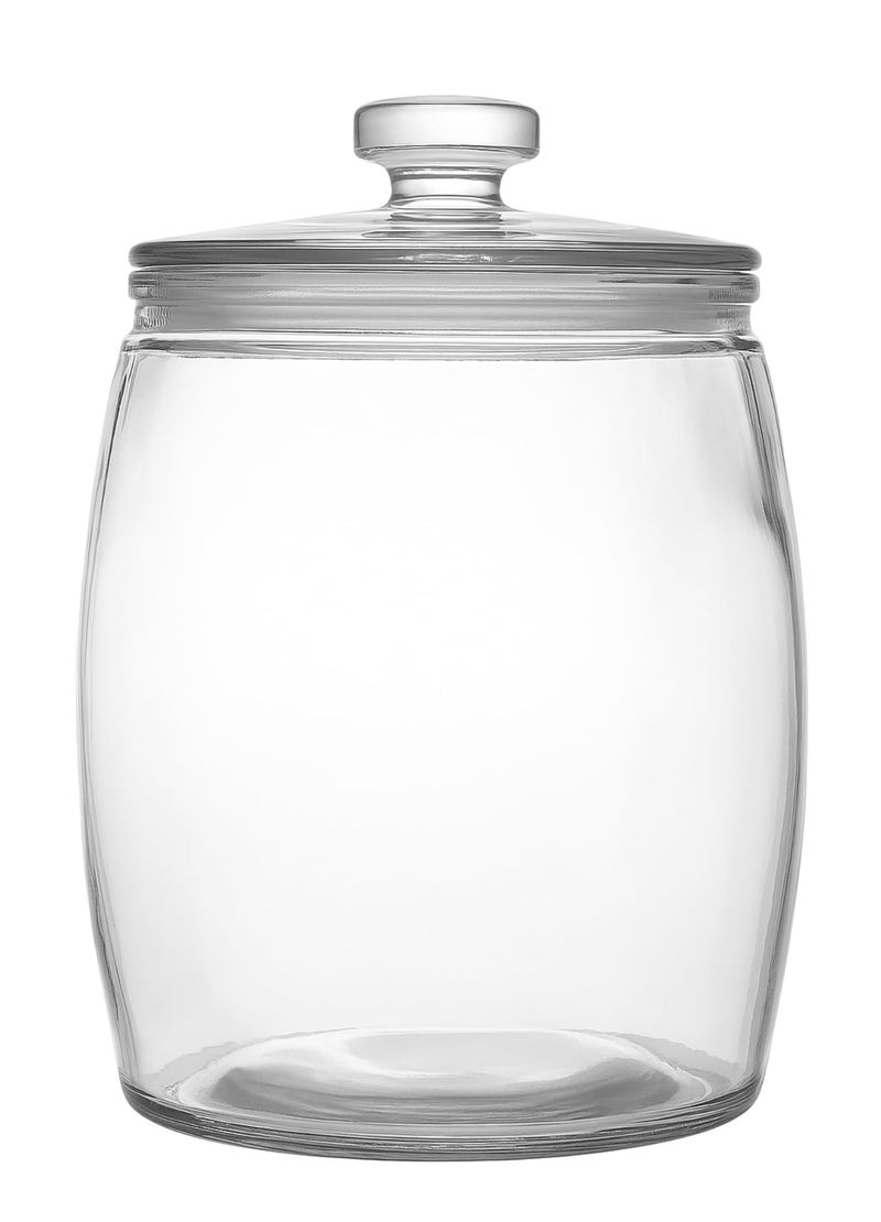 AVOCADO GOODS 2.5 Gallon Large Glass Storage Jar with Lid, Bulk Grain Pantry Storage Jars with Lids for Kitchen Storage of Flour, Rice, Beans, Cookies - Large Glass Jar with Lid & Wide Mouth Opening - Image 2