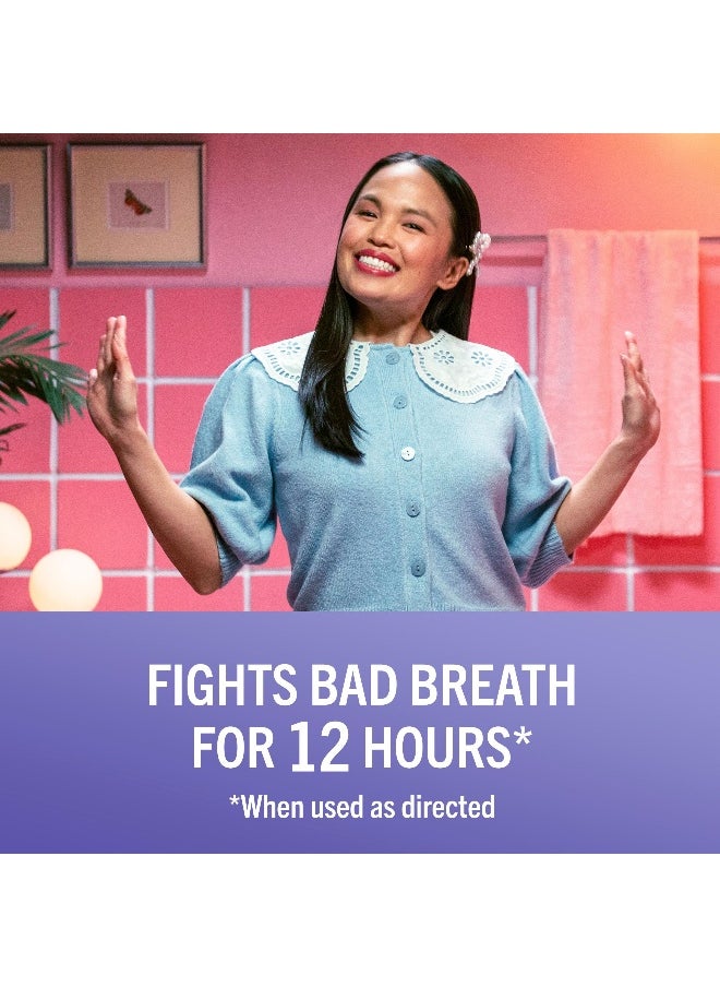 TheraBreath TheraBreath Overnight Mouthwash Fights Bad Breath for 12 Hours Chamomile Mint Flavor Dentist Formulated Fluoride Rinse Alcohol Free 16 fl oz Pack of 2  - Image 4