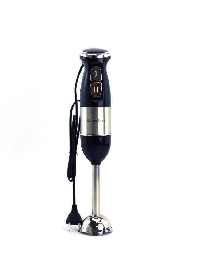 Silver Love Hand Blender 500 Watt Multi Function Electric Blender Set with Stainless Steel Blade Chopper Whisk and Easy Grip Handle for Modern Kitchen Tasks - Image 4