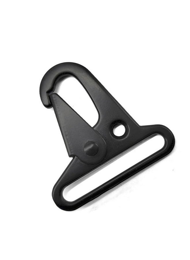 EVALUEMART Pack of 8 Sling Snap Hook,Lightweight Portable Key Chain Hooks for Key Chain for Outdoor for Parachute Cord Spring Gate Quick Release Carabiner Attachment Tactical Bag Accessories-Black - Image 1