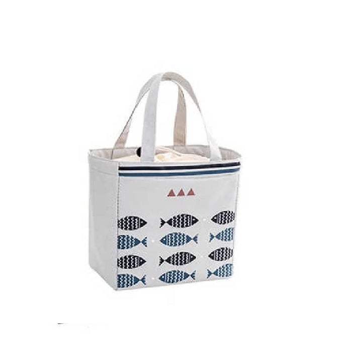 LUNCH BAG FOR KIDS,CARTOON CUTE LUNCH BOX BAGS,PORTABLE LARGE CAPACITY LUNCH TOTE BAG,FUN INSULATION REUSABLE LEAKPROOF KEEP WARM BAG FOR MEN WOMEN SCHOOL PICNIC (WHITE COLOUR)