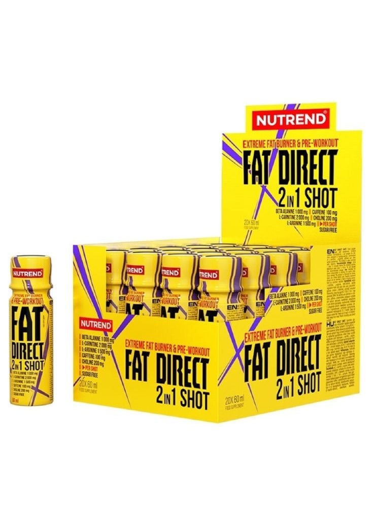 Fat Direct 2 In 1 Shot 60 Ml x 20 Pcs