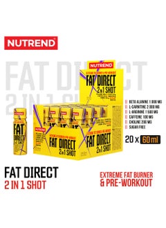 NUTREND Fat Direct 2 In 1 Shot 60 Ml x 20 Pcs  - Image 4